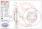 09.5935.10 BREMBO brzdový kotúč 09.5935.10 BREMBO