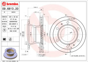 09.6813.20 Brzdový kotouč PRIME LINE BREMBO