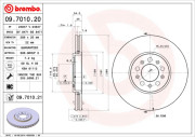 09.7010.20 Brzdový kotouč PRIME LINE BREMBO