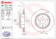 09.7217.20 Brzdový kotouč PRIME LINE BREMBO