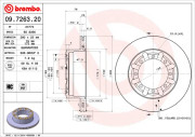 09.7263.20 Brzdový kotouč BREMBO