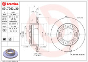 09.7263.30 Brzdový kotouč BREMBO