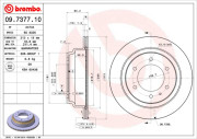 09.7377.10 Brzdový kotouč PRIME LINE BREMBO