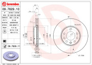 09.7629.10 Brzdový kotouč PRIME LINE BREMBO