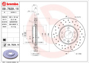 09.7629.1X Brzdový kotouč BEARING DISC LINE BREMBO