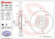 09.7680.20 Brzdový kotouč PRIME LINE BREMBO