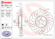 09.7812.1X Brzdový kotouč BEARING DISC LINE BREMBO