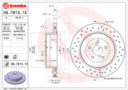 09.7813.1X Brzdový kotouč BEARING DISC LINE BREMBO