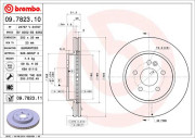 09.7823.10 BREMBO brzdový kotúč 09.7823.10 BREMBO