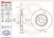 09.7877.10 Brzdový kotouč PRIME LINE BREMBO