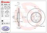 09.7879.10 Brzdový kotouč PRIME LINE BREMBO