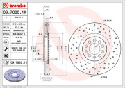 09.7880.1X Brzdový kotouč BEARING DISC LINE BREMBO