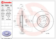 09.7939.10 Brzdový kotouč PRIME LINE BREMBO