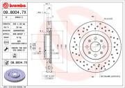 09.8004.7X Brzdový kotouč BREMBO XTRA LINE BREMBO