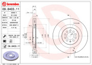 09.8403.11 Brzdový kotouč COATED DISC LINE BREMBO