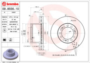 09.8556.10 Brzdový kotouč PRIME LINE BREMBO