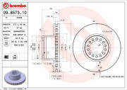 09.8573.10 Brzdový kotouč PRIME LINE BREMBO