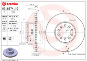 09.8574.10 BREMBO brzdový kotúč 09.8574.10 BREMBO