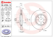 09.8760.10 Brzdový kotouč PRIME LINE BREMBO