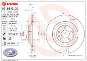 09.8842.20 Brzdový kotouč PRIME LINE BREMBO