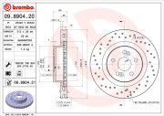 09.8904.20 BREMBO brzdový kotúč 09.8904.20 BREMBO