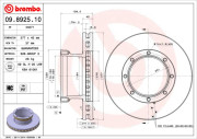 09.8925.10 Brzdový kotouč PRIME LINE BREMBO