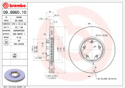 09.8960.10 Brzdový kotouč PRIME LINE BREMBO