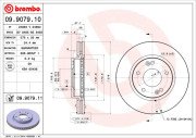 09.9079.10 Brzdový kotouč PRIME LINE BREMBO