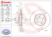 09.9126.10 Brzdový kotouč PRIME LINE BREMBO