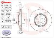 09.9130.10 Brzdový kotouč PRIME LINE BREMBO