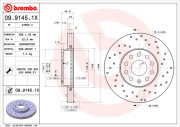 09.9145.1X Brzdový kotouč BEARING DISC LINE BREMBO