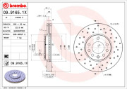 09.9165.1X Brzdový kotouč BEARING DISC LINE BREMBO