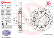 09.9315.23 Brzdový kotouč BREMBO XTRA LINE BREMBO