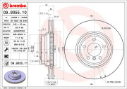 09.9355.10 Brzdový kotouč PRIME LINE BREMBO