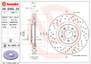 09.9365.2X Brzdový kotouč BEARING DISC LINE BREMBO