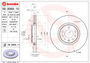 09.9369.10 Brzdový kotouč PRIME LINE BREMBO