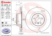 09.9372.21 Brzdový kotouč COATED DISC LINE BREMBO