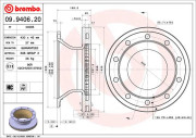 09.9406.20 Brzdový kotouč PRIME LINE BREMBO