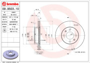 09.9503.10 Brzdový kotouč PRIME LINE BREMBO