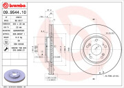 09.9544.10 Brzdový kotouč PRIME LINE BREMBO