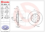 09.9554.10 Brzdový kotouč PRIME LINE BREMBO