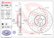 09.9586.1X Brzdový kotouč BEARING DISC LINE BREMBO