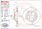 09.9768.10 Brzdový kotouč PRIME LINE BREMBO