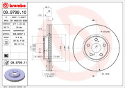 09.9799.10 Brzdový kotouč PRIME LINE BREMBO