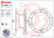 09.9900.10 Brzdový kotouč PRIME LINE BREMBO