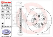 09.A062.11 Brzdový kotouč COATED DISC LINE BREMBO