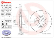 09.A185.20 Brzdový kotouč PRIME LINE BREMBO