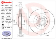 09.A201.10 Brzdový kotouč PRIME LINE BREMBO