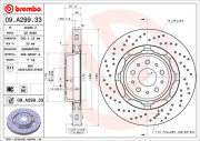 09.A299.33 Brzdový kotouč CO-CAST DISCS LINE BREMBO