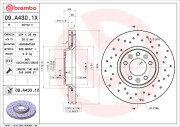 09.A430.1X Brzdový kotouč BEARING DISC LINE BREMBO